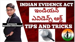 TIPS AND TRICKS FOR INDIAN EVIDENCE ACT1872 [upl. by Pelligrini305]