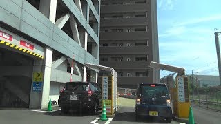 【車載動画】みらい長崎ココウォーク立体駐車場入庫～出庫 [upl. by Hsirrehc799]