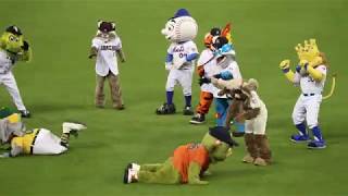 All MLB Mascots Dance Off [upl. by Alyakem]