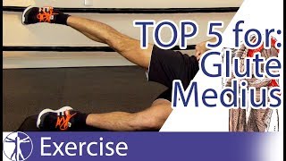 Top 5 Gluteus Medius Exercises [upl. by Tayyebeb86]