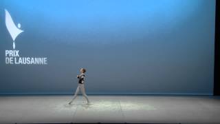 Julian MacKay  2015 Prix de Lausanne Prize Winner  Classical variation [upl. by Suqram]