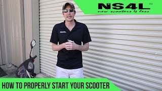 How to Properly Start Your Scooter  Scooter Startup Troubleshooting [upl. by Nuaj]