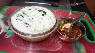 Thayir Sadam Recipe Tamil  Curd Rice [upl. by Patt]