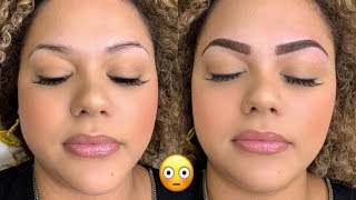 MICROSHADING VS MICROBLADING  MY EXPERIENCE amp HEALING PROCESS  Vlog Style Part One [upl. by Olifoet698]