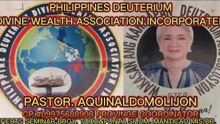 PHILIPPINES DEUTERIUM divine wealth assocation incorporation deuterium [upl. by Olbap717]