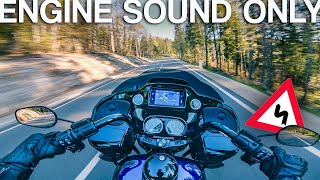 2020 HarleyDavidson Road Glide sound RAW Onboard [upl. by Pihc985]