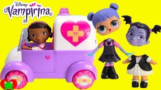 Vampirina Doc McStuffins Rosie Rescue Ambulance Wrong Heads [upl. by Jacinda]