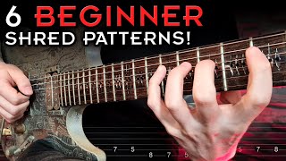 Learn To SHRED With Just 6 Patterns Guitar Lesson  Tabs [upl. by Aisetal]