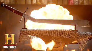 Forged in Fire Wheel of Forging BRINGS THE PAIN Season 8  History [upl. by Ativahs]