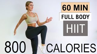 Burn 800 CALORIES With This 60 Minute Full Body HIIT Workout  60 Different Exercises  No Equipment [upl. by Kavanaugh720]