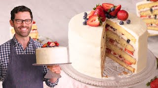 Amazing Berry Chantilly Cake Recipe [upl. by Frantz]