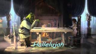 Shrek Hallelujah Lyrics [upl. by Magnus]