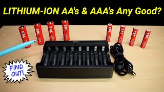 EBL LithiumIon AA amp AAA Batteries Any Good Find Out [upl. by Niai]