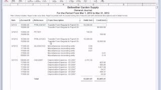 General Ledger Reports Tutorial  Sage 50 Accounting [upl. by Petty46]