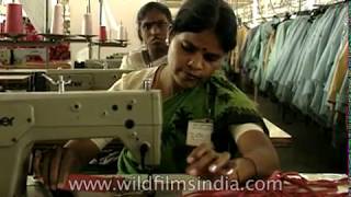 Garment factory and fashion textile manufacturing  Make in India [upl. by Akyeluz391]