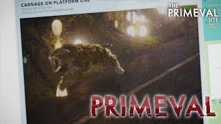 Primeval Series 2  Episode 1  A Raptor Chases Connor in a Shopping Mall 2008 [upl. by Gavra]