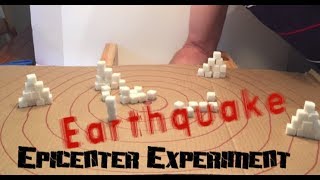 Earthquake Epicenter Experiment Shake table [upl. by Joon]