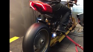 Ducati Panigale V4R Dyno run [upl. by Milon]