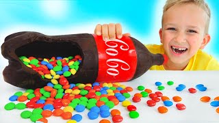 Vlad and Niki Chocolate amp Soda Challenge and more funny stories for kids [upl. by Carley]