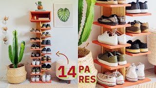 DIY  SAPATEIRA CENTOPEIA Para TODOS seus sapatos [upl. by Ahsoyek]