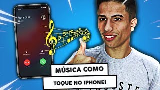 Como colocar MÚSICA como TOQUE no iPhone [upl. by Etolas]