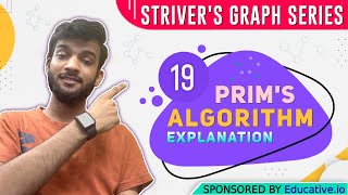 Prims Algorithm  Minimum Spanning Tree [upl. by Zipporah98]