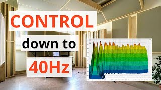 DIY Home Studio Treatment Bass trap control to 40Hz with measurements  AcousticsInsidercom [upl. by Irtak295]