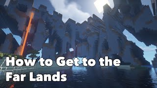 How to get to the Far Lands in Minecraft Java [upl. by Dhiren]