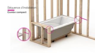 MAAX ModulR – Installation d’un combo douche et baignoire [upl. by Amalee]