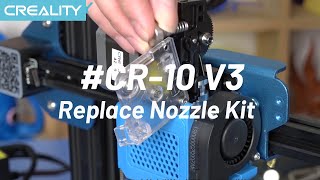 How to Replace The CR10 V3 Nozzle Kit [upl. by Leirad]