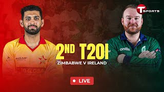 LIVE  Zimbabwe vs Ireland 2nd T20I  Ireland tour of Zimbabwe 2025  T Sports [upl. by Deb974]