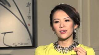 The Grandmaster Zhang Ziyi On Set Interview  ScreenSlam [upl. by Tani165]