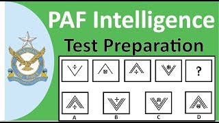 Paf Intelligence Test  Complete Solving Method and Some Tips  PAF NonVerbal test Preparation 2019 [upl. by Aneekal]