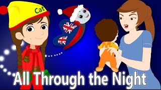 All Through the Night  Welsh Christmas Songs For Children  British Kids Songs Xmas Series [upl. by Edyaj]