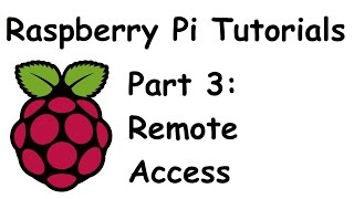 Remote Access with SSH and Remote Desktop  Raspberry Pi and Python tutorials p3 [upl. by Nsaj637]