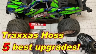 5 Best Traxxas Hoss upgrades [upl. by Tana]