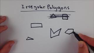 What are Irregular Polygons [upl. by Ahsahtan140]