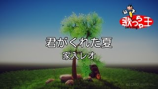 【カラオケ】君がくれた夏  家入レオ [upl. by Dutch]