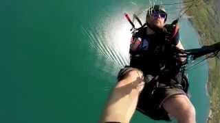 Paragliding accident  Fall into the canopy [upl. by Harte]