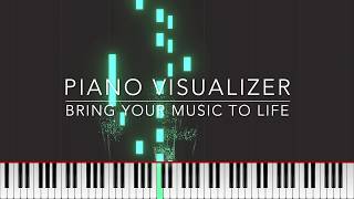 Piano Visualization Software  Piano Visualizer [upl. by Wixted537]