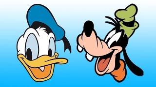 Disney and friends cartoons  Donald Mickey Pluto Goofy [upl. by Alviani]