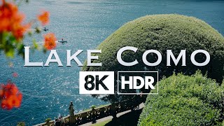 Lake Como Italy  8K HDR 60p [upl. by Garlaand]