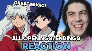 First Reaction to ALL Inuyasha Openings amp Endings [upl. by Deuno]