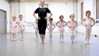 Joffrey Ballet School NYC Pre Ballet 1 Class for Ages 56  The Childrens Program [upl. by Kumler]