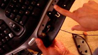 How to open Natural Ergonomic Keyboard 4000 [upl. by Lilaj]