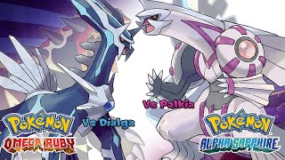 Pokémon Omega Ruby amp Alpha Sapphire  Palkia and Dialga Battle Music HQ [upl. by Clarence]