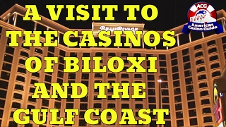 Visiting the casinos of Biloxi and The Mississippi Gulf Coast [upl. by Natsirk]