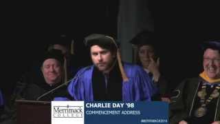 Charlie Days Merrimack College Commencement Address [upl. by Adonis]