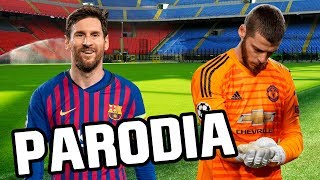 Canción Barcelona vs Manchester United 30 Parodia Con Altura  J Balvin ROSALÍA [upl. by Garrity]