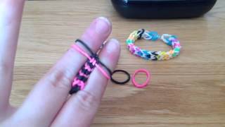 How ToInverted Fishtail Loom With Fingers [upl. by Athal]